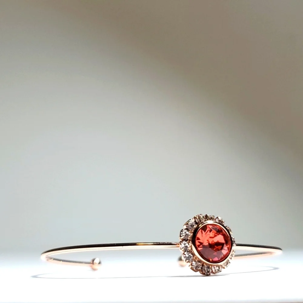Ted Baker London Coral Swarovski Crystal Sappelle Daisy Lace Ultra Fine Cuff